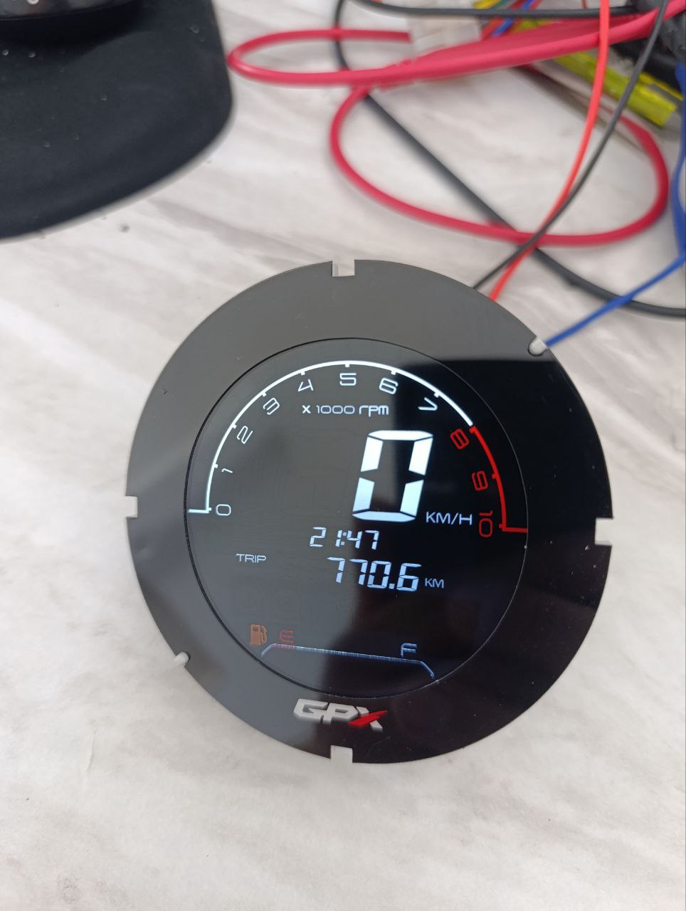 GPX 250 Twin instrument cluster can work without motorcycle for motorcycle keyless ignition