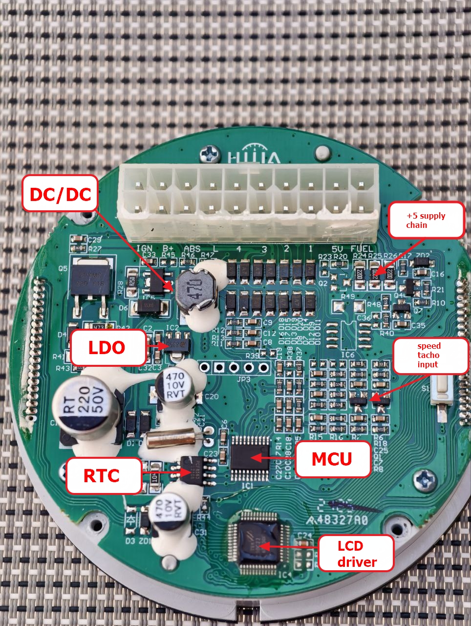 GPX 250 Twin instrument cluster components for motorcycle keyless start