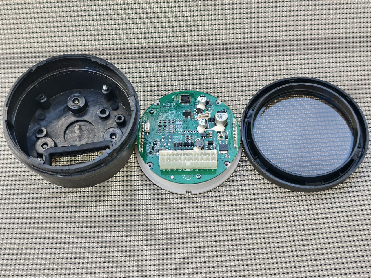 GPX 250 Twin instrument cluster opened for motorcycle keyless ignition